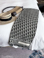 Stylish CD Letter-Pattern Scarf