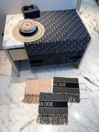 Stylish CD Letter-Pattern Scarf