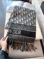 Stylish CD Letter-Pattern Scarf