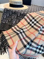 Stylish CD Letter-Pattern Scarf