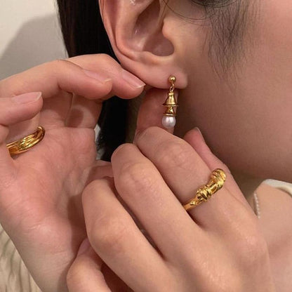 Metal Winding Open Ring