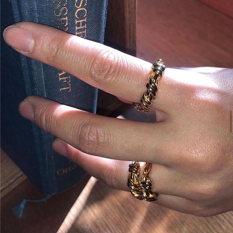 Metal Winding Open Ring