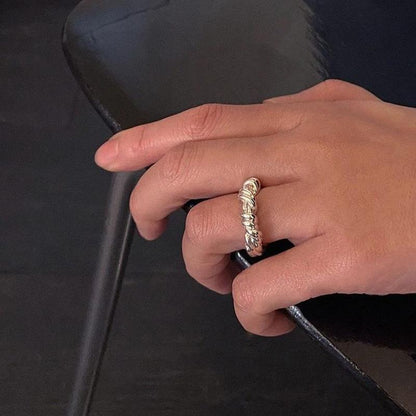 Metal Winding Open Ring