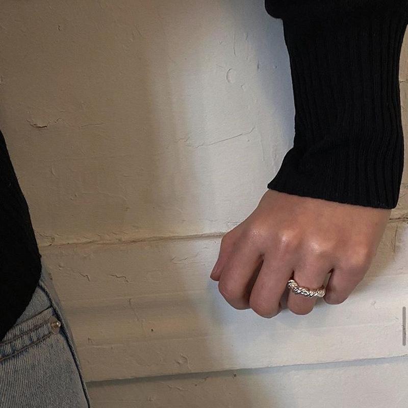 Metal Winding Open Ring