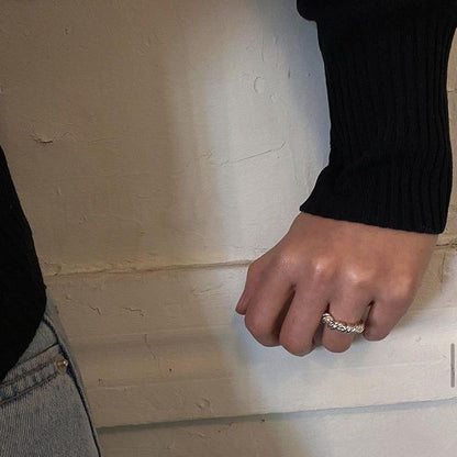 Metal Winding Open Ring