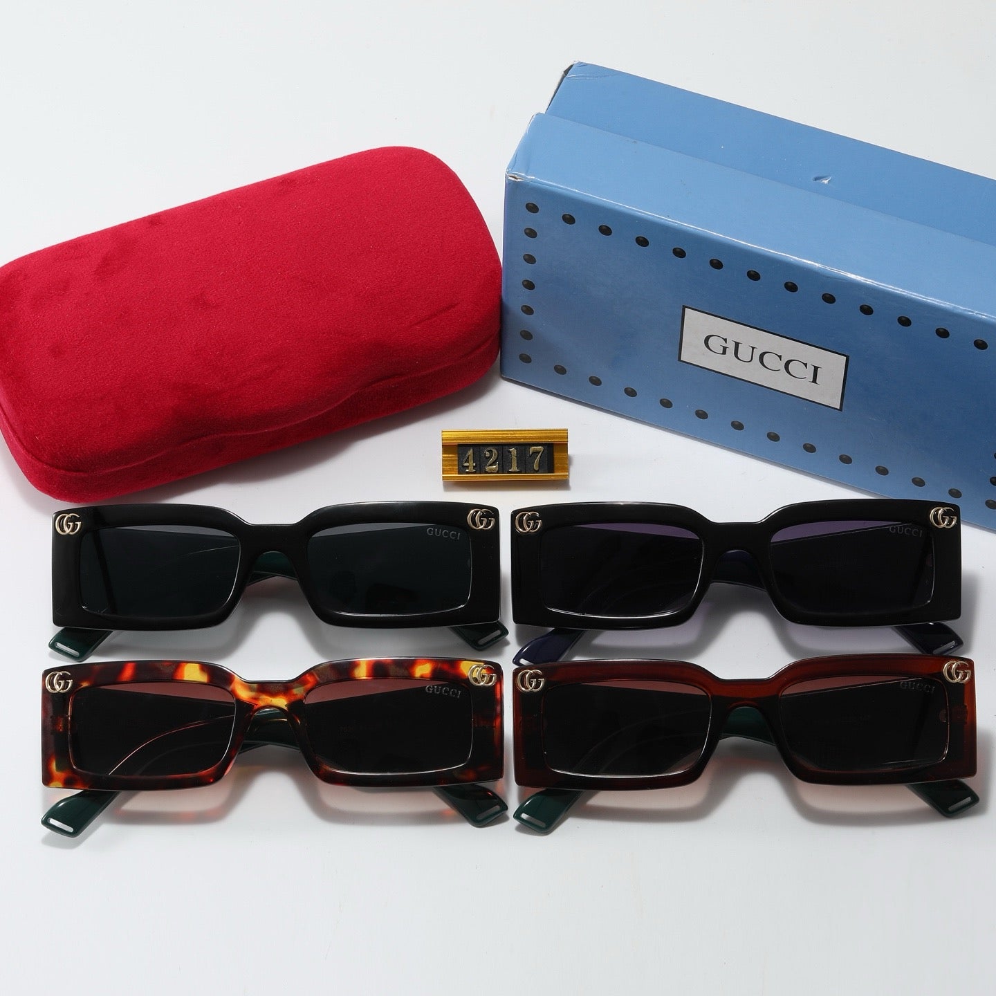 4-color fashionable GG letter sunglasses