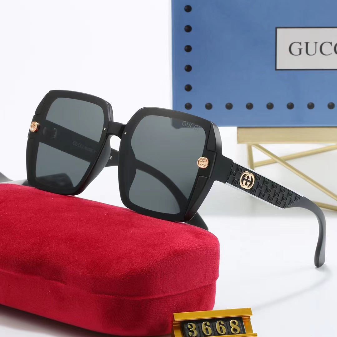 5-color fashionable GG letter polarized sunglasses