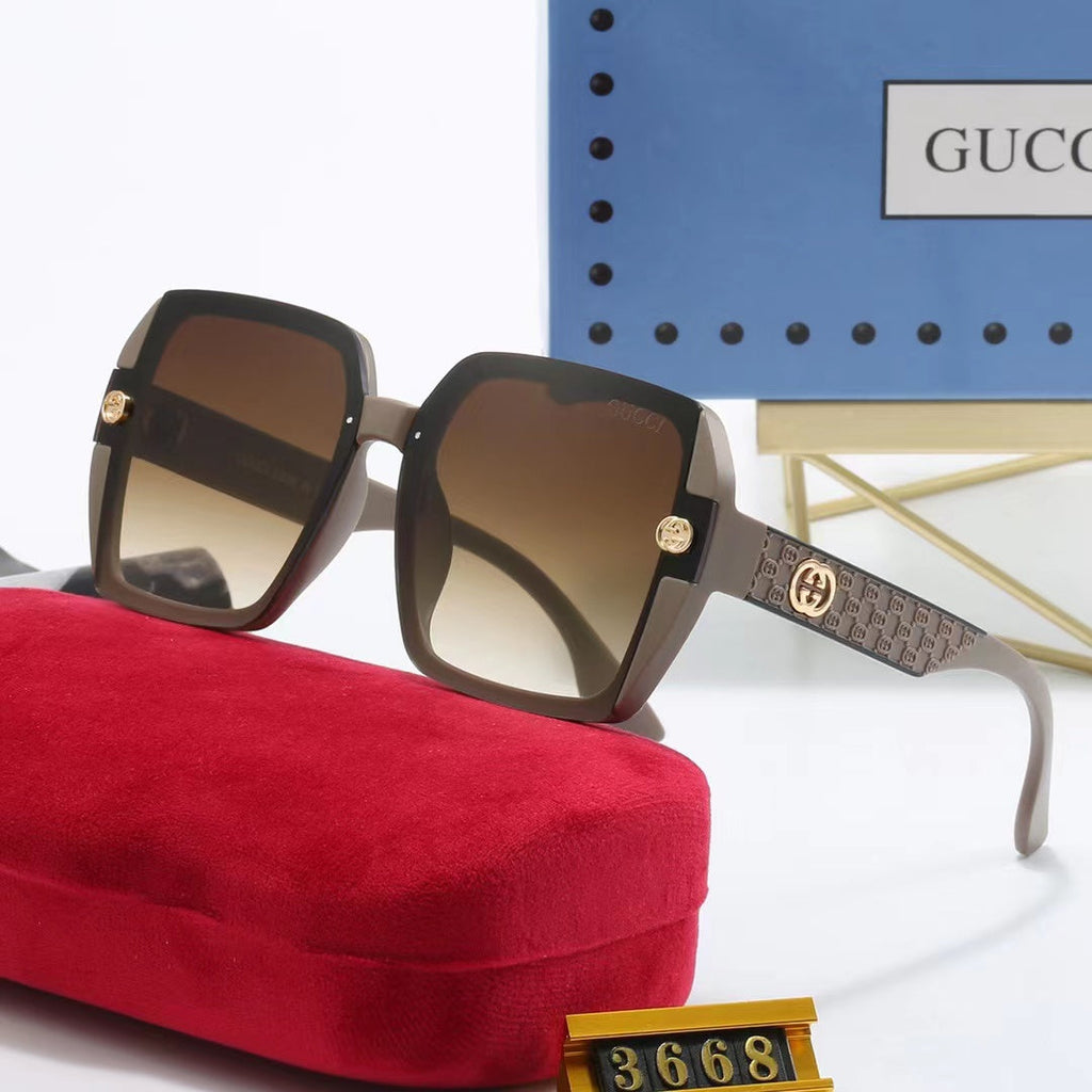 5-color fashionable GG letter polarized sunglasses