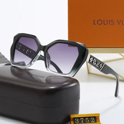 8-color fashionable four-leaf clover temple polarized sunglasses