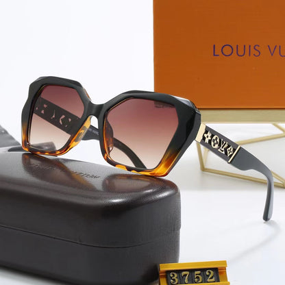 8-color fashionable four-leaf clover temple polarized sunglasses