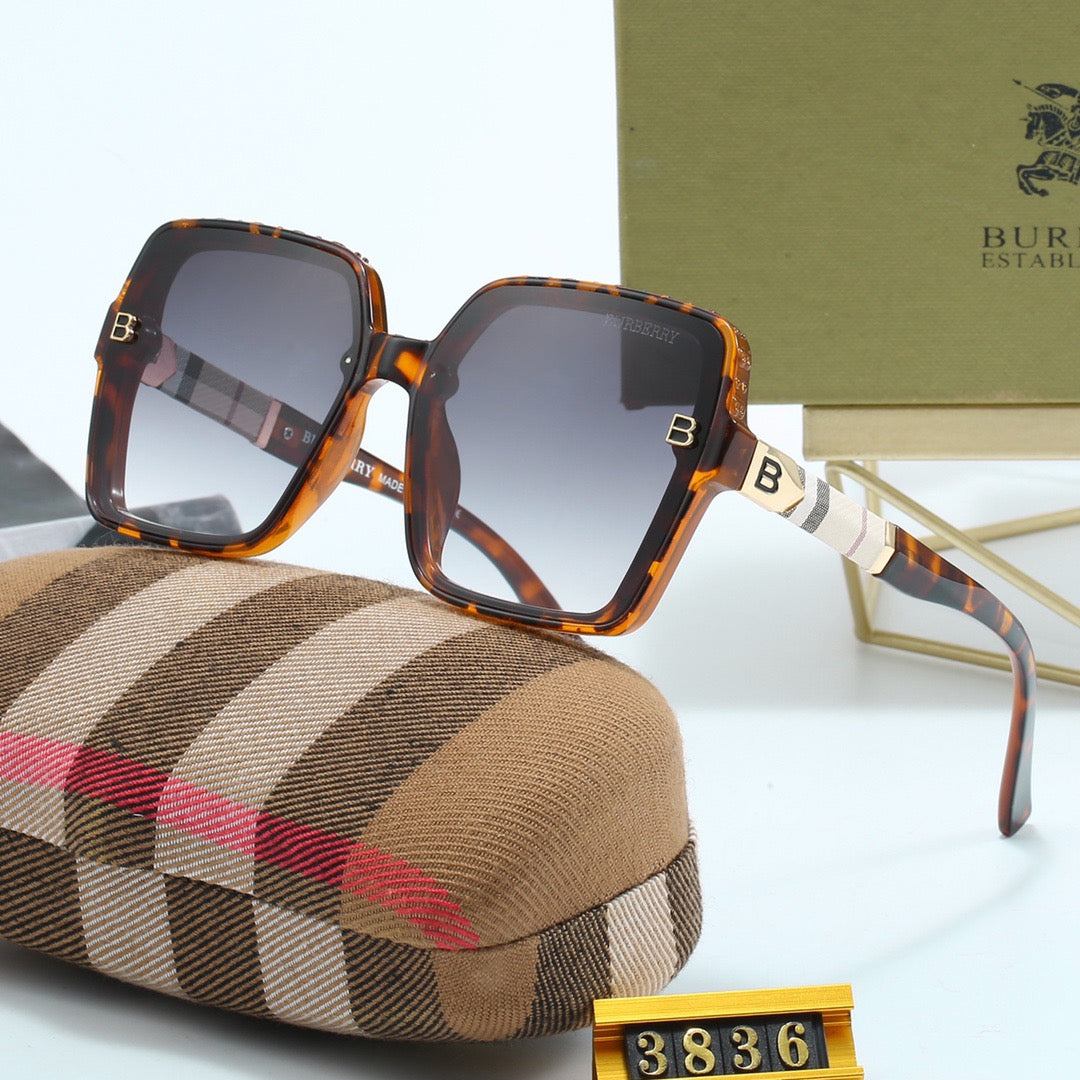 5-color fashionable B letter lens sunglasses