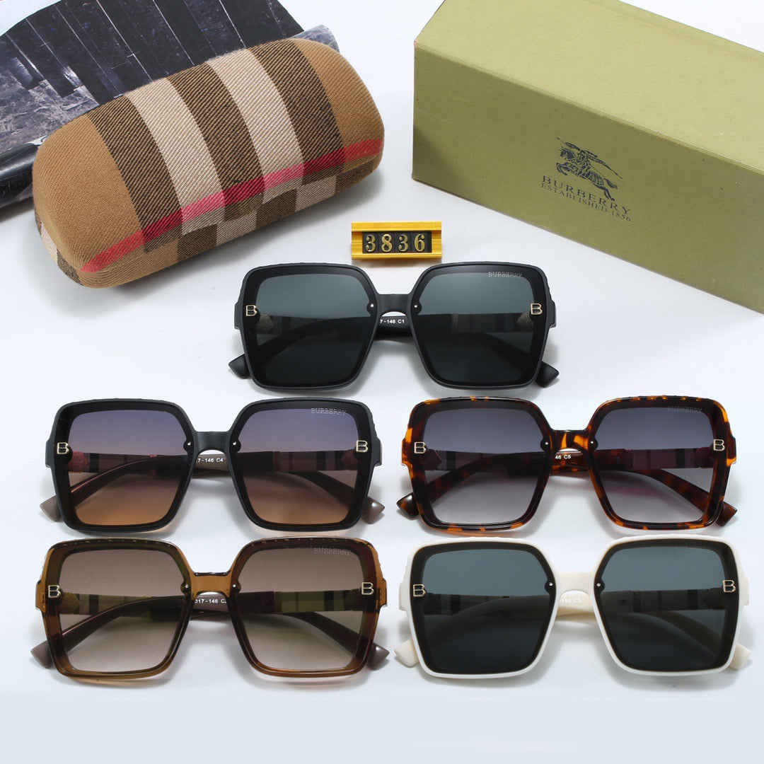 5-color fashionable B letter lens sunglasses