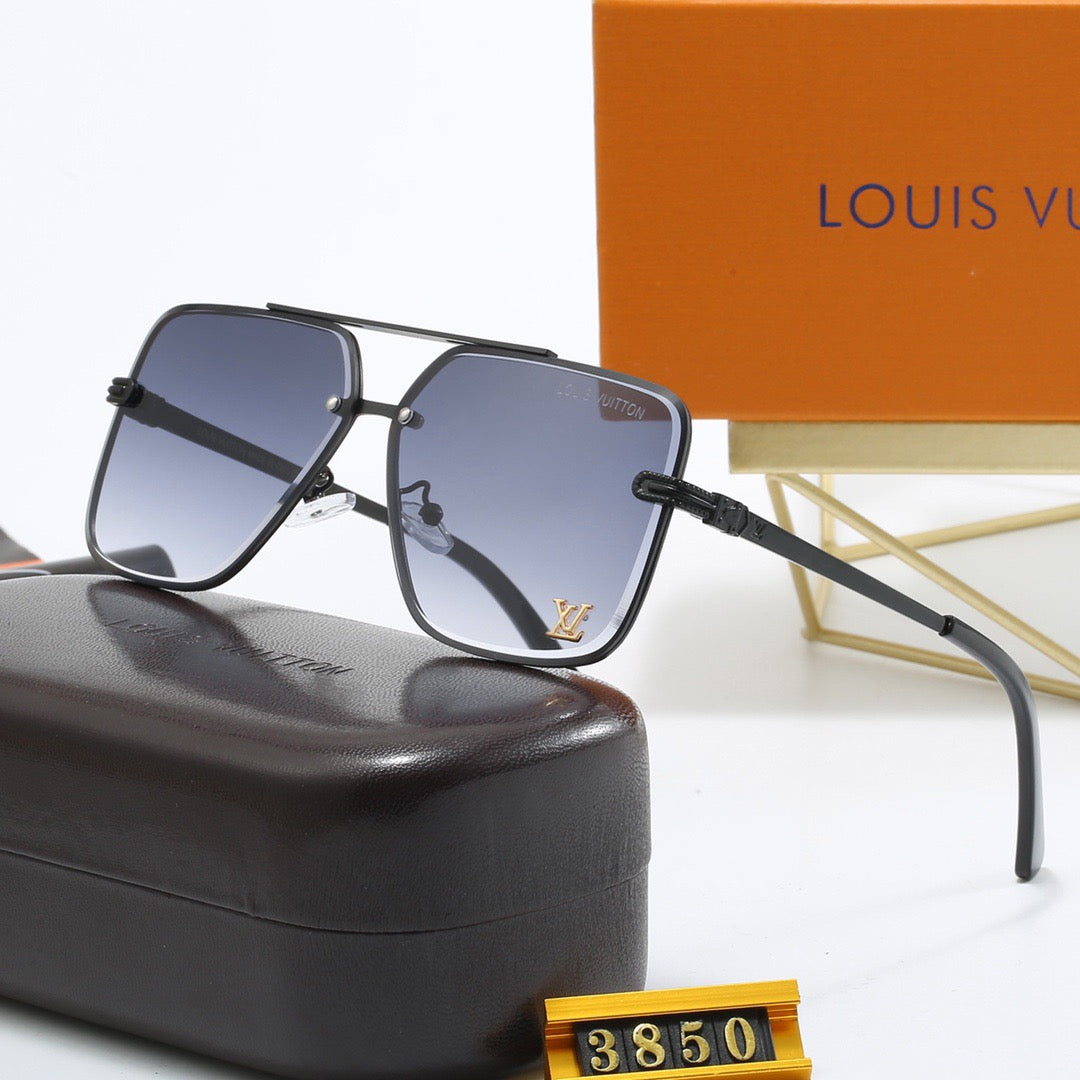 5-color fashionable four-leaf clover letter sunglasses