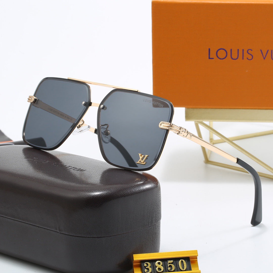 5-color fashionable four-leaf clover letter sunglasses