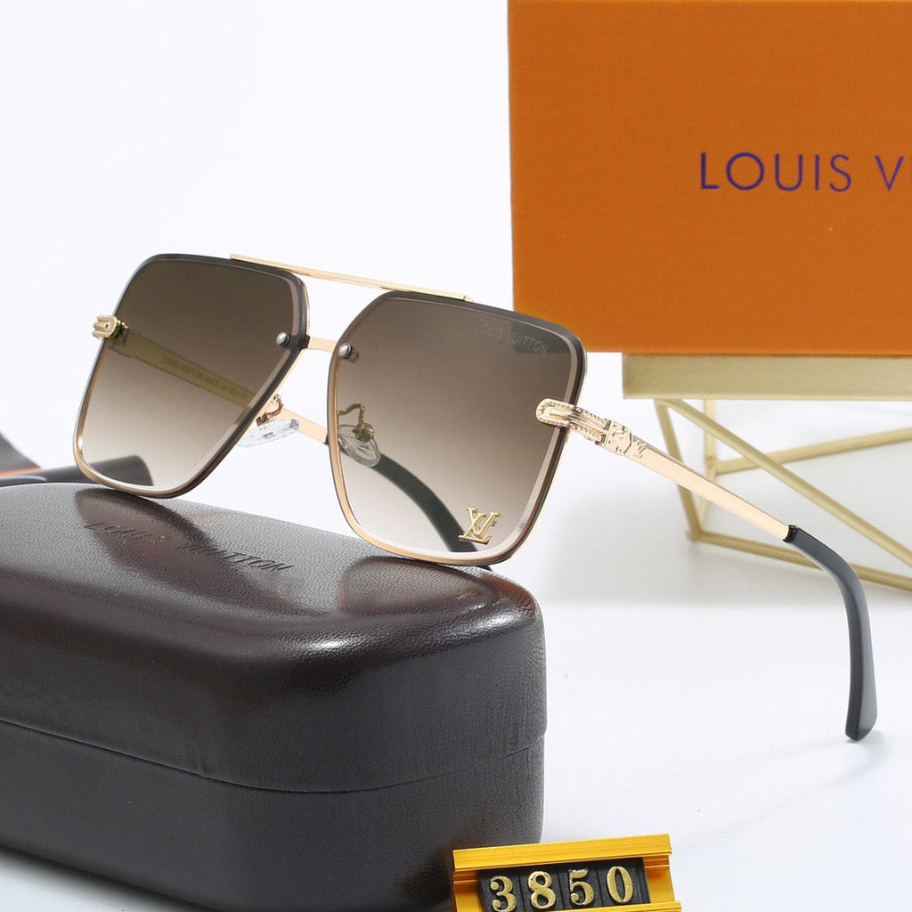 5-color fashionable four-leaf clover letter sunglasses