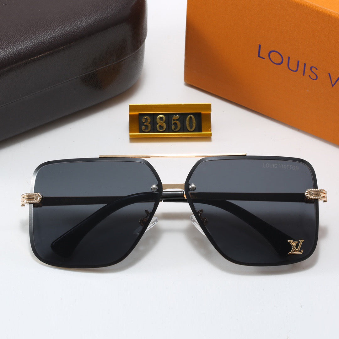 5-color fashionable four-leaf clover letter sunglasses