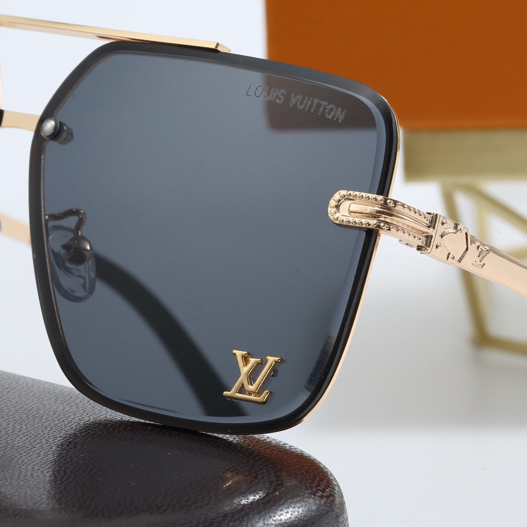5-color fashionable four-leaf clover letter sunglasses