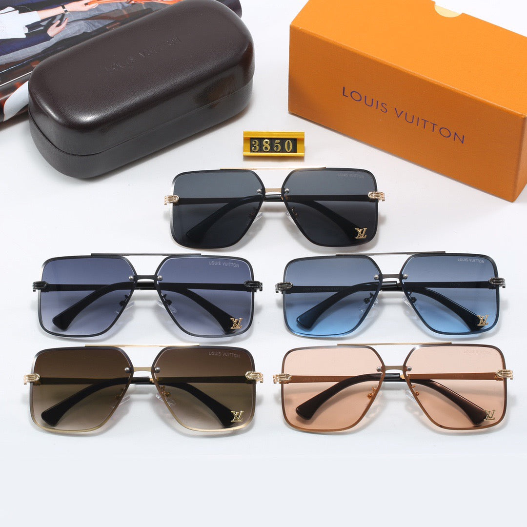 5-color fashionable four-leaf clover letter sunglasses
