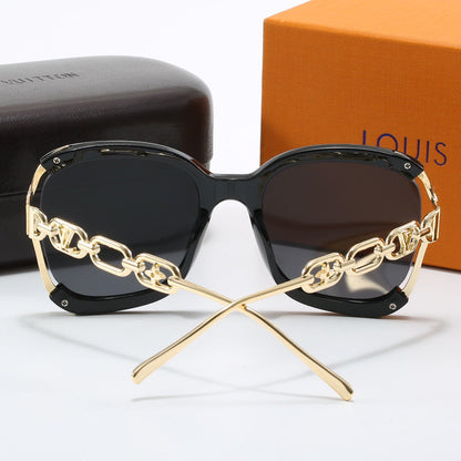 5-color fashionable four-leaf clover L letter sunglasses