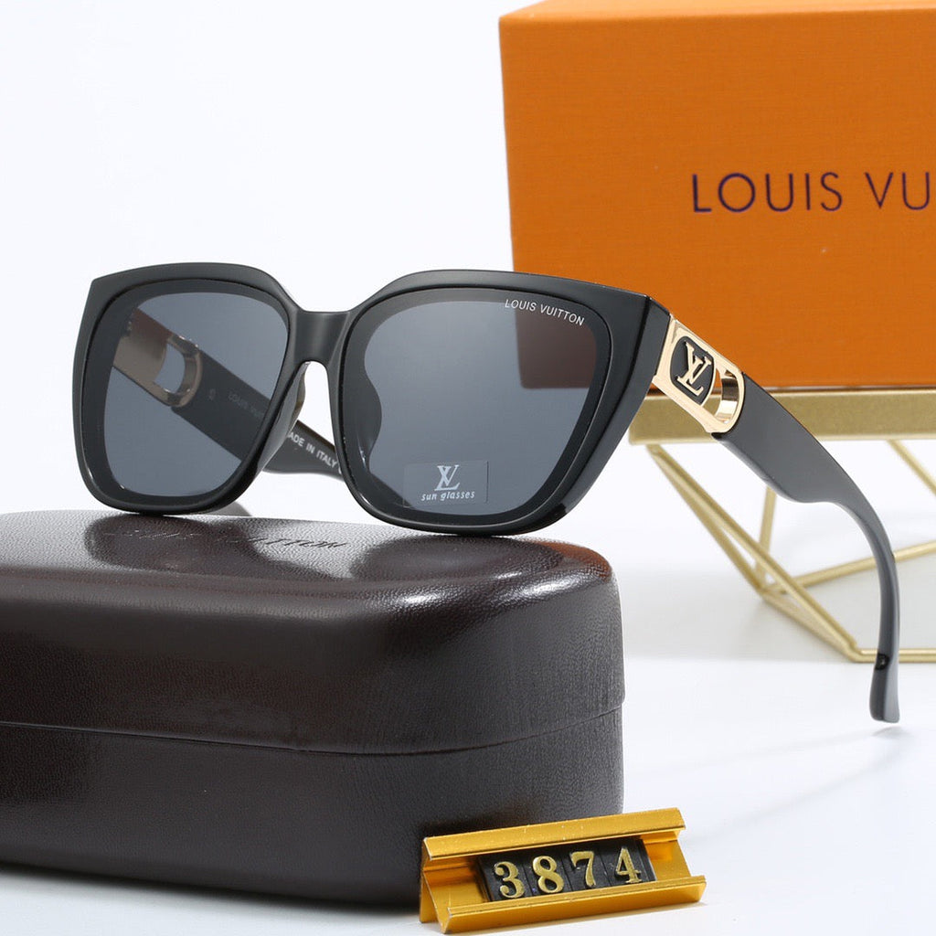 8-color fashionable four-leaf clover letter sunglasses