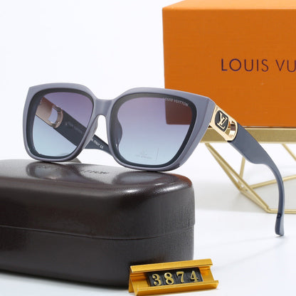 8-color fashionable four-leaf clover letter sunglasses