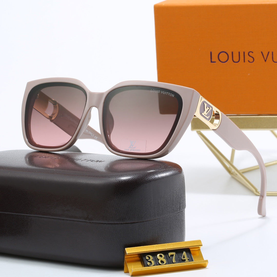 8-color fashionable four-leaf clover letter sunglasses