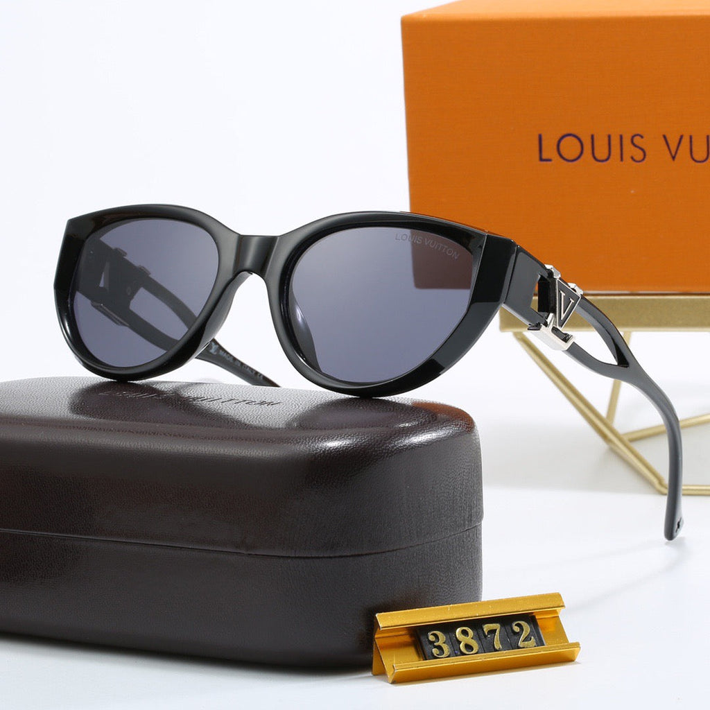 5-color fashionable four-leaf clover letter sunglasses