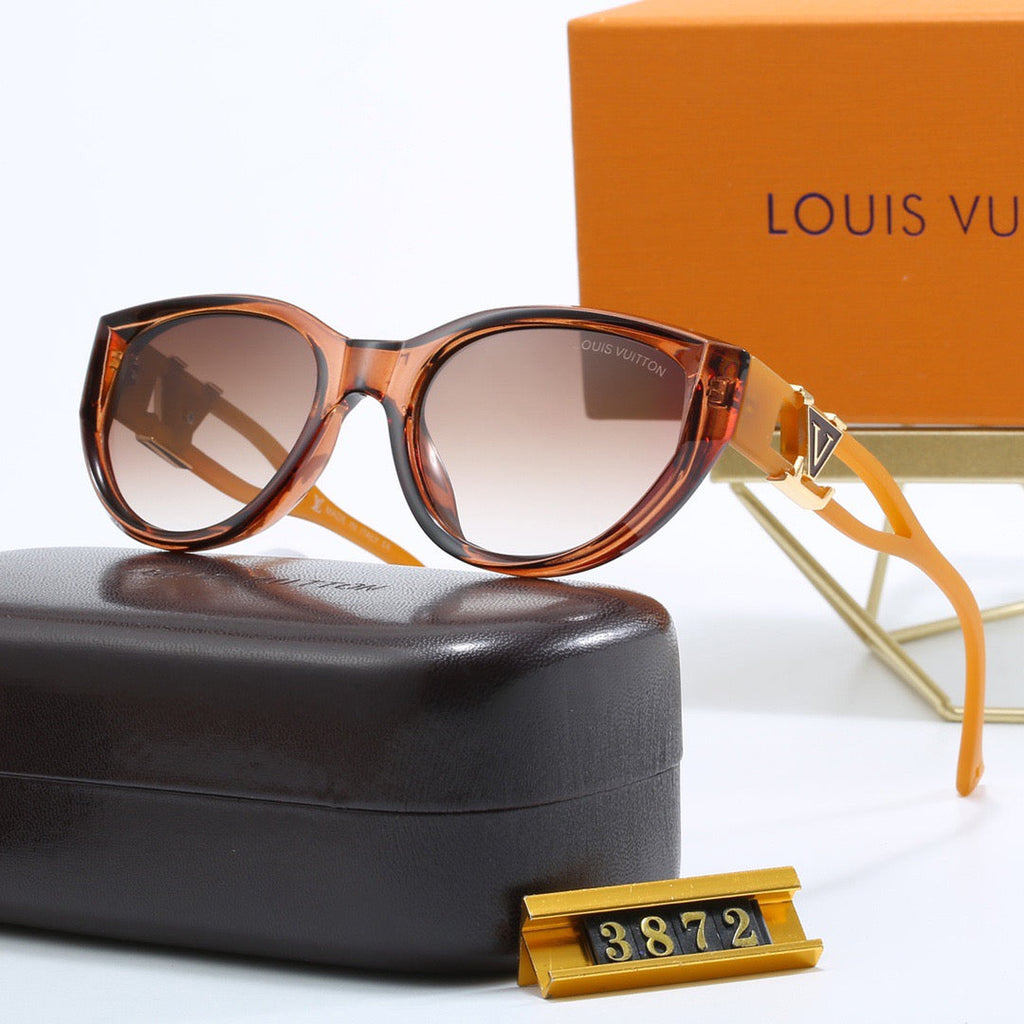 5-color fashionable four-leaf clover letter sunglasses