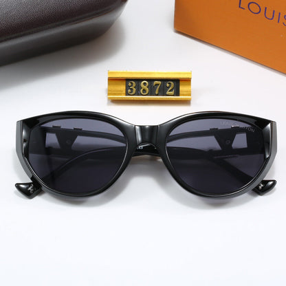 5-color fashionable four-leaf clover letter sunglasses