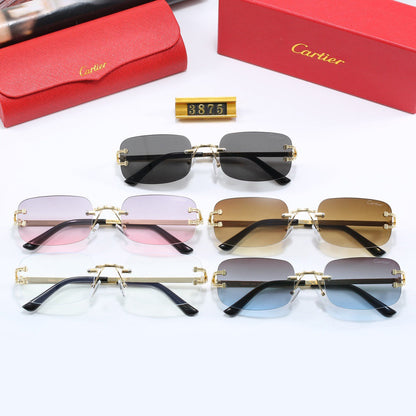 5-color fashionable CAR letter sunglasses