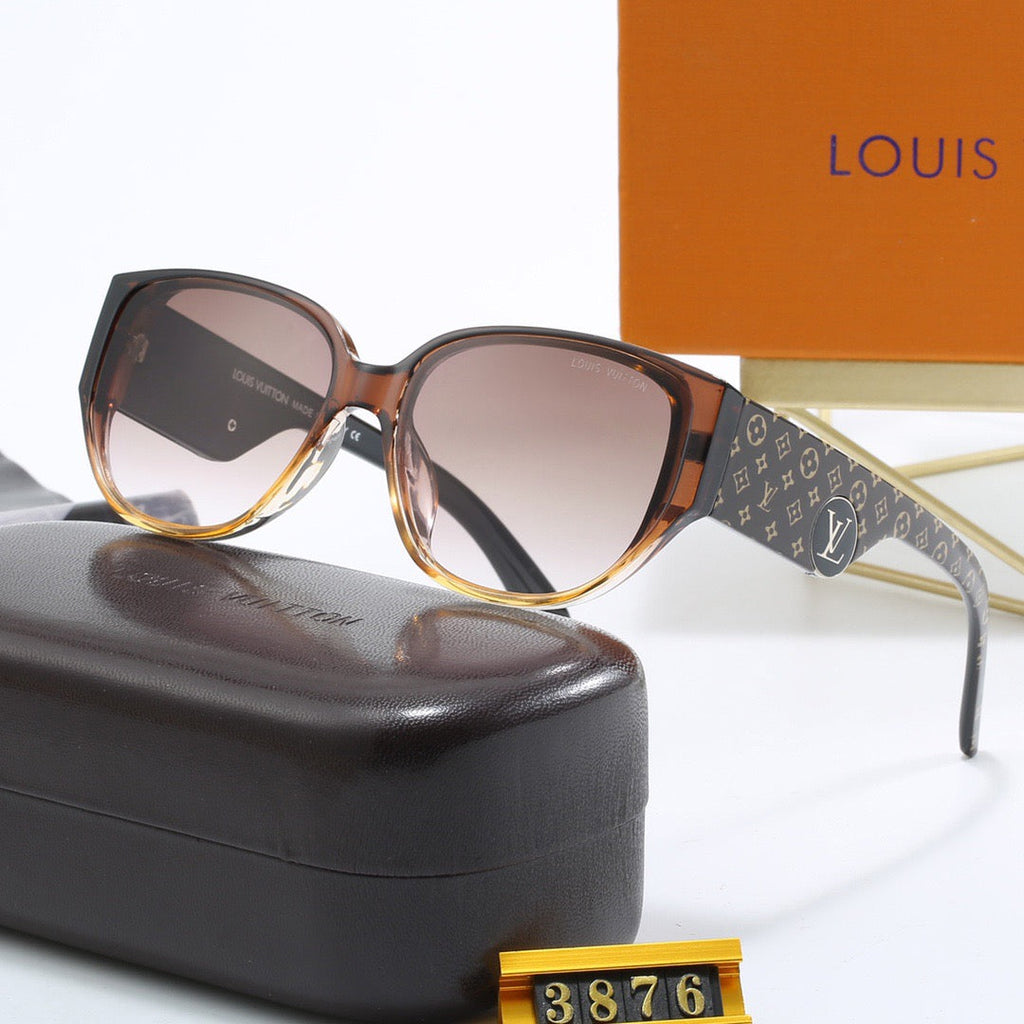 5-color fashionable four-leaf clover letter sunglasses
