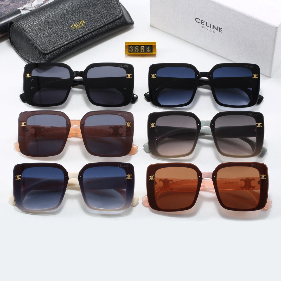 6 colors fashionable CE letter sunglasses