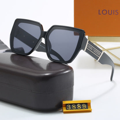 5-color fashionable four-leaf clover letter sunglasses