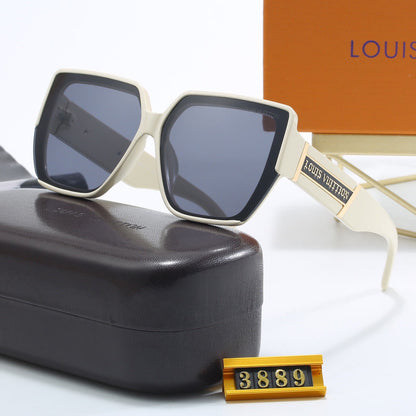 5-color fashionable four-leaf clover letter sunglasses