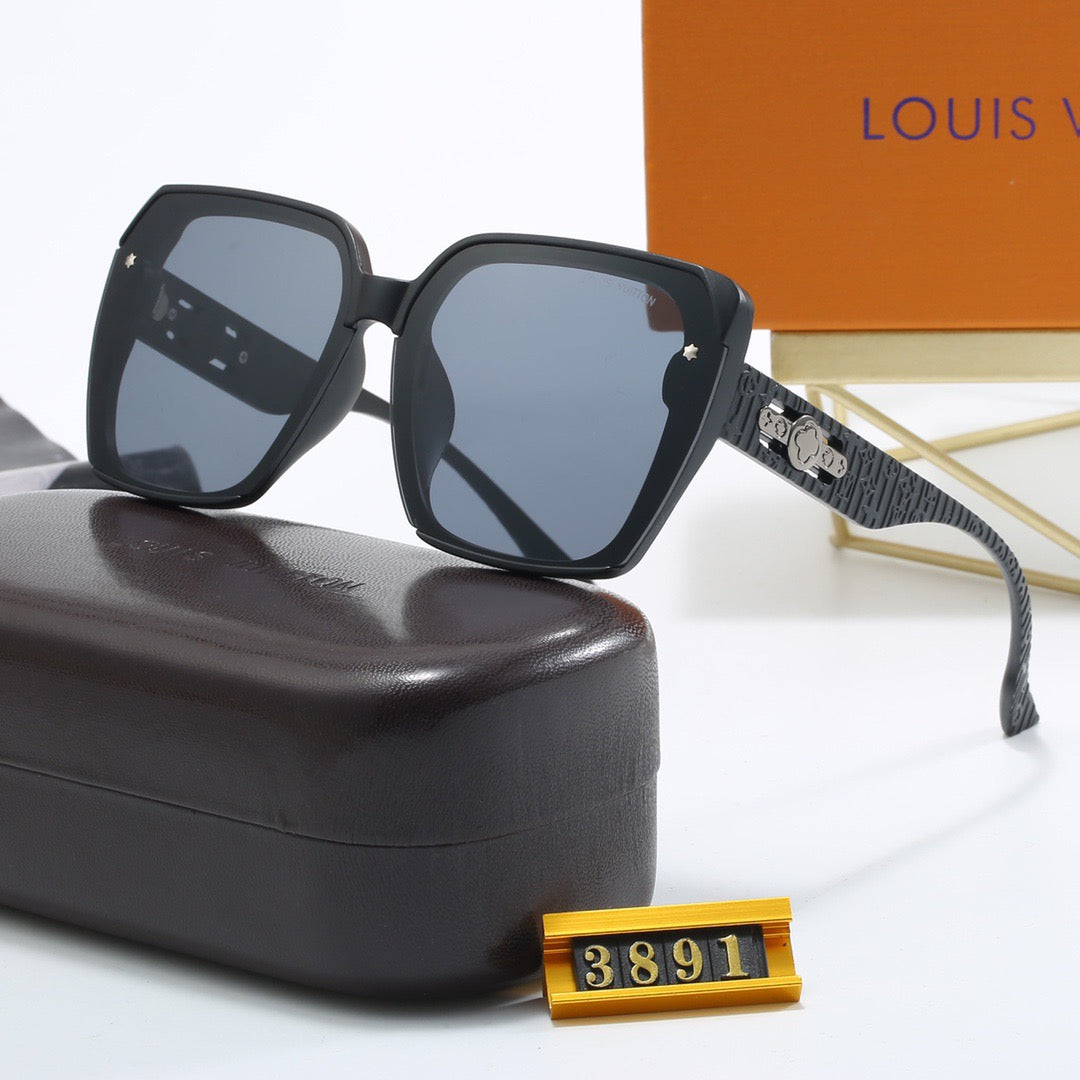 4-color fashionable four-leaf clover letter sunglasses