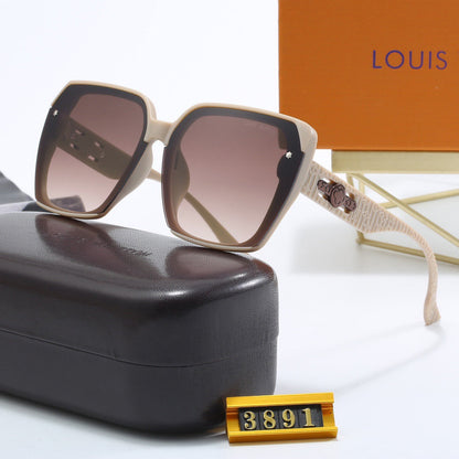 4-color fashionable four-leaf clover letter sunglasses