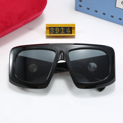 4-color fashionable PR letter temple sunglasses