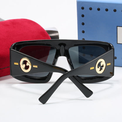 4-color fashionable PR letter temple sunglasses