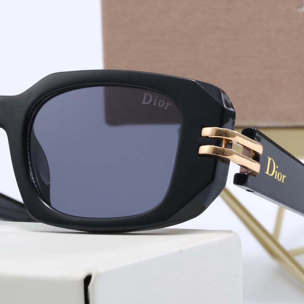 5-color stylish CD letter temple sunglasses