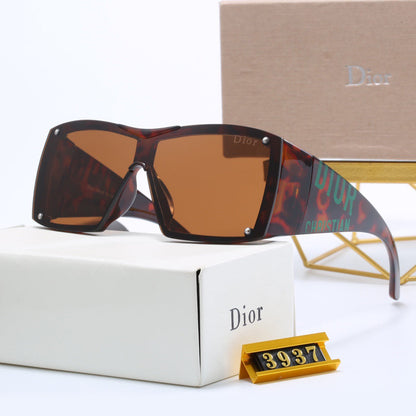 4-color luxury CD letter printed frame sunglasses