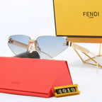 5-color fashionable FF letter polarized sunglasses