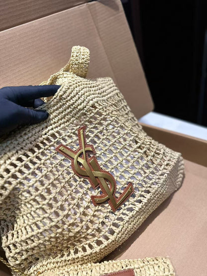 Fashion hollow woven handbag