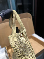 Fashion hollow woven handbag