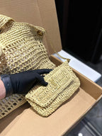 Fashion hollow woven handbag