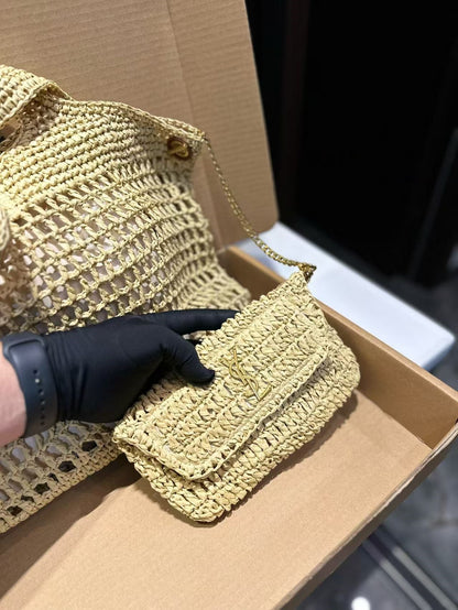 Fashion hollow woven handbag