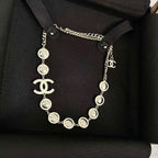 CC rhinestone necklace