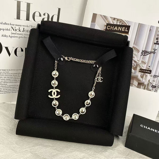 CC rhinestone necklace