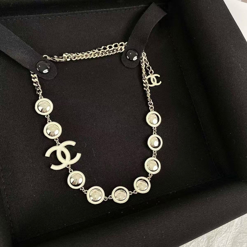CC rhinestone necklace
