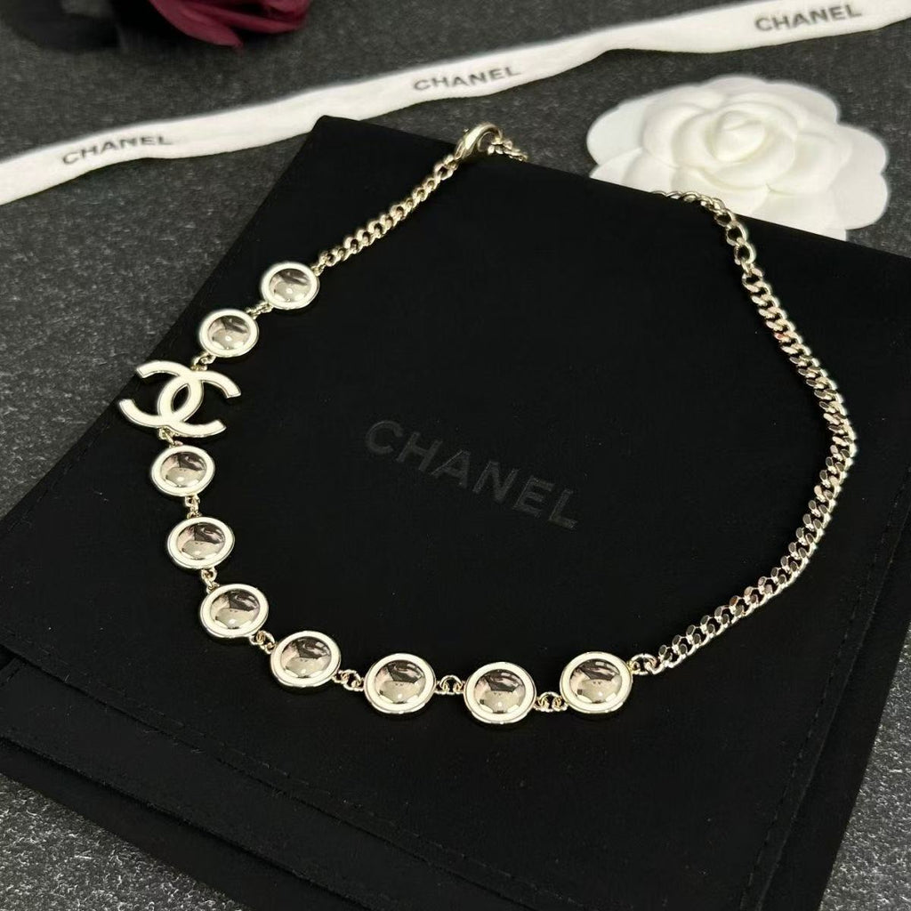 CC rhinestone necklace