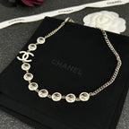CC rhinestone necklace